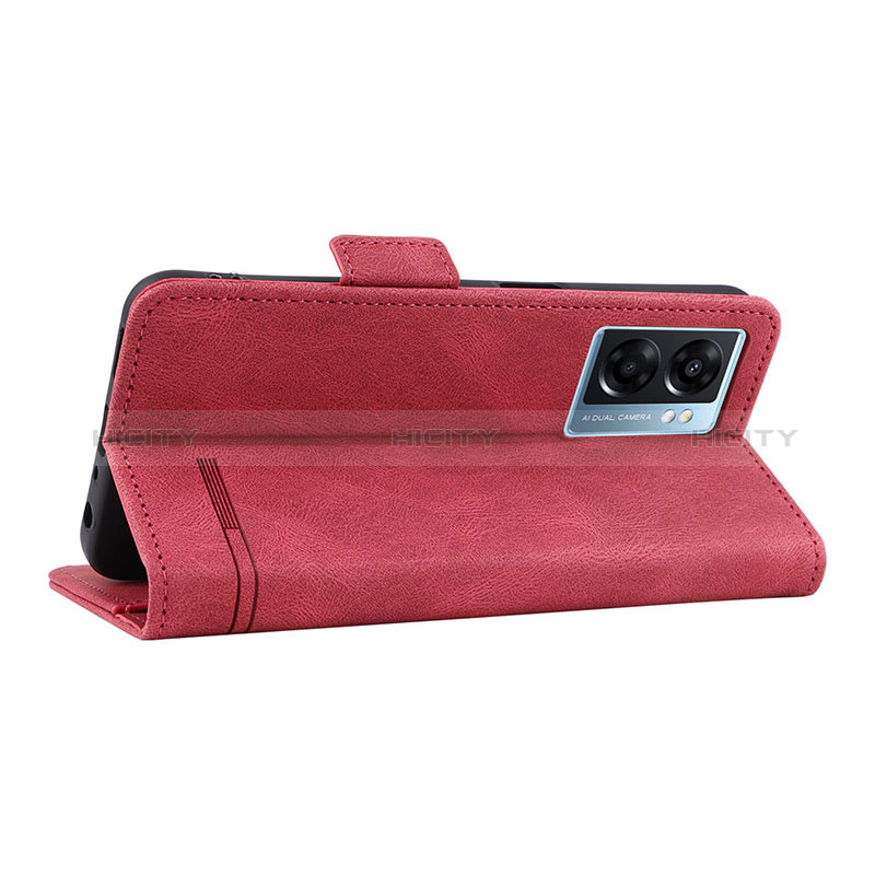 Handytasche Stand Schutzhülle Flip Leder Hülle L03Z für Oppo K10 5G India groß