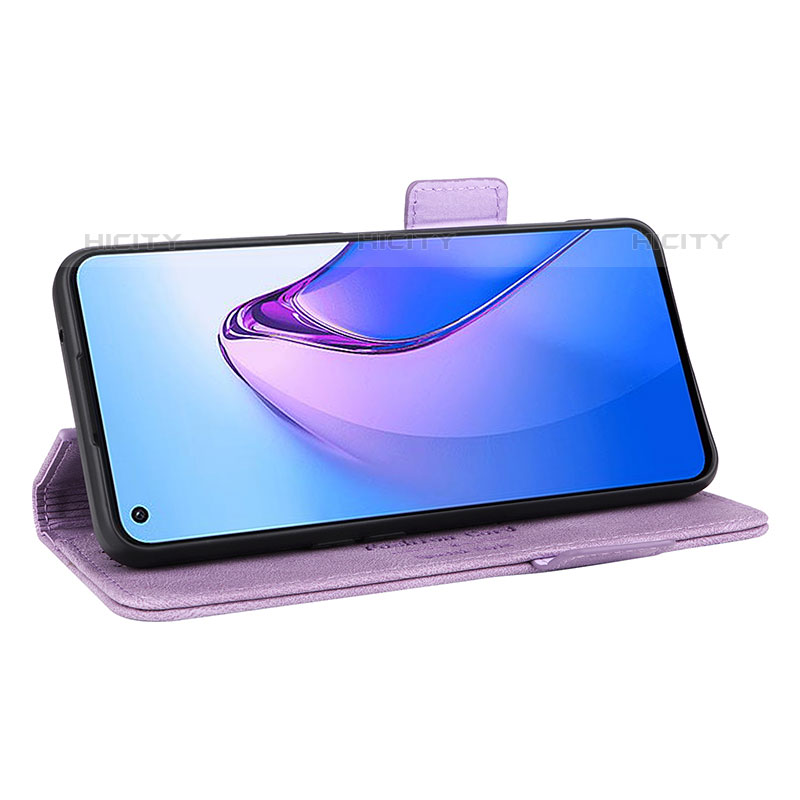 Handytasche Stand Schutzhülle Flip Leder Hülle L03Z für Oppo Reno8 5G groß