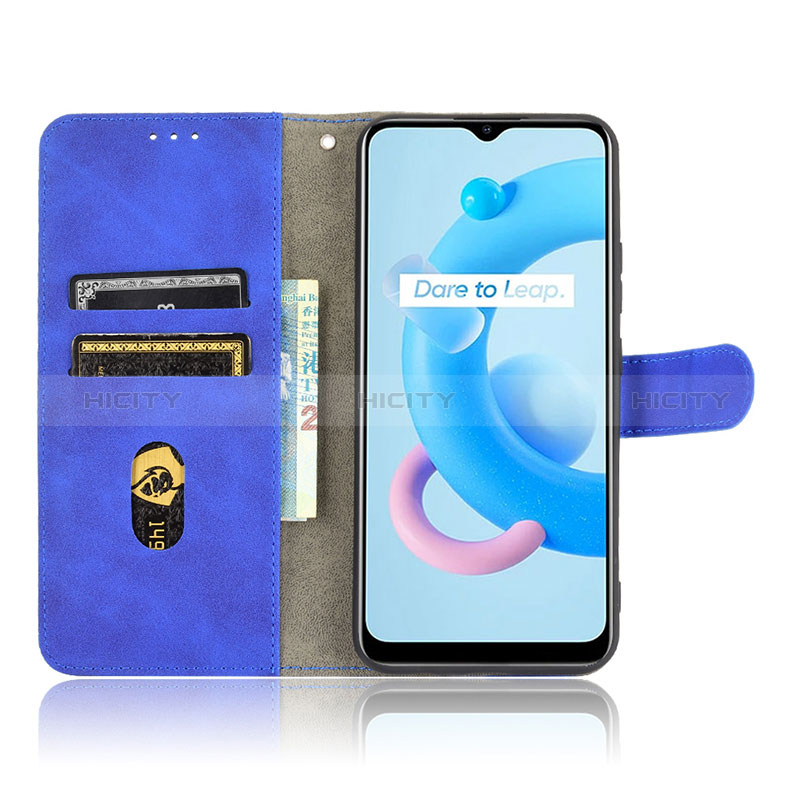 Handytasche Stand Schutzhülle Flip Leder Hülle L03Z für Realme C11 (2021)