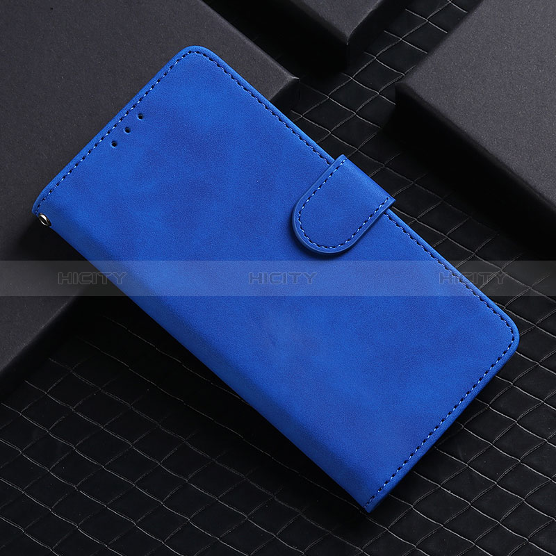 Handytasche Stand Schutzhülle Flip Leder Hülle L03Z für Realme C25Y Blau