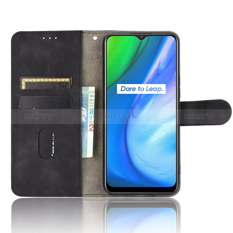 Handytasche Stand Schutzhülle Flip Leder Hülle L03Z für Realme V3 5G groß