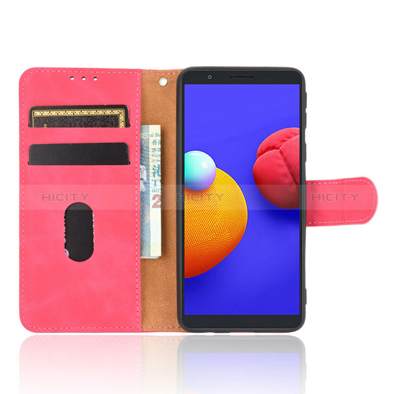 Handytasche Stand Schutzhülle Flip Leder Hülle L03Z für Samsung Galaxy A01 Core