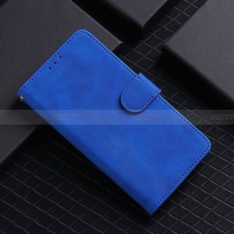 Handytasche Stand Schutzhülle Flip Leder Hülle L03Z für Samsung Galaxy A02 Blau