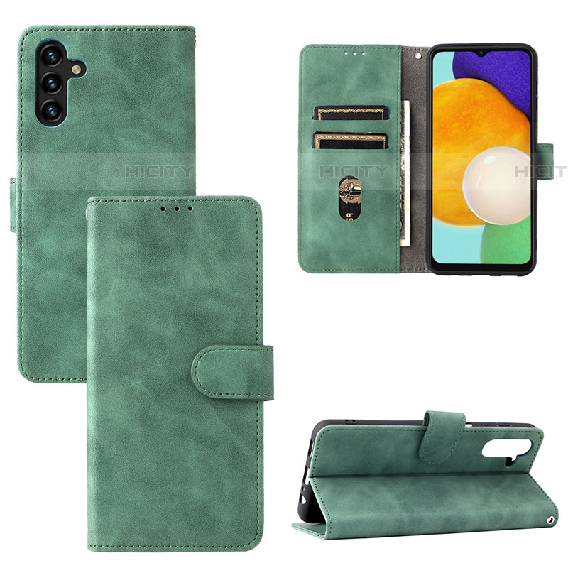 Handytasche Stand Schutzhülle Flip Leder Hülle L03Z für Samsung Galaxy A04s groß