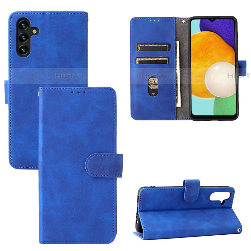 Handytasche Stand Schutzhülle Flip Leder Hülle L03Z für Samsung Galaxy A04s groß