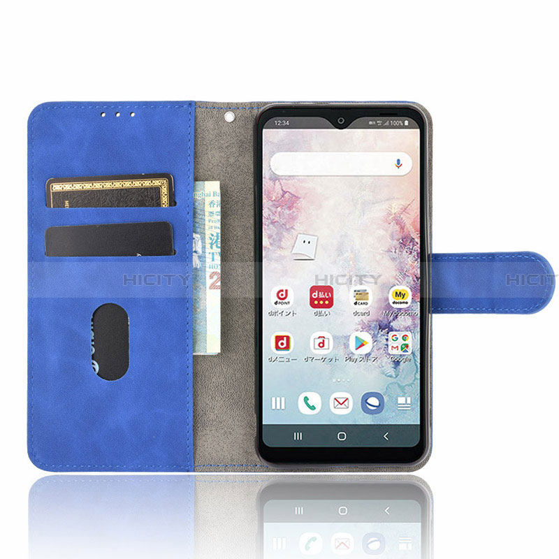 Handytasche Stand Schutzhülle Flip Leder Hülle L03Z für Samsung Galaxy A20 SC-02M SCV46 groß