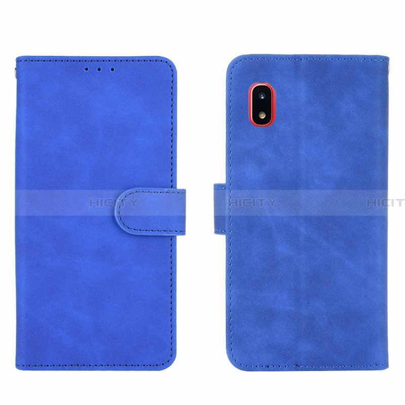 Handytasche Stand Schutzhülle Flip Leder Hülle L03Z für Samsung Galaxy A20 SC-02M SCV46 groß