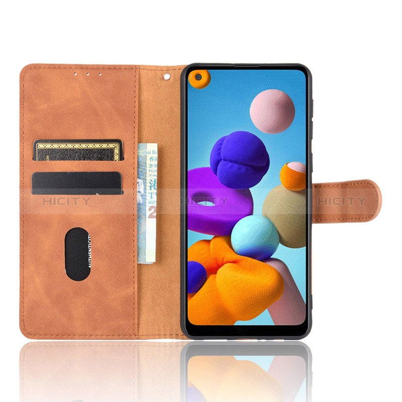 Handytasche Stand Schutzhülle Flip Leder Hülle L03Z für Samsung Galaxy A21 groß