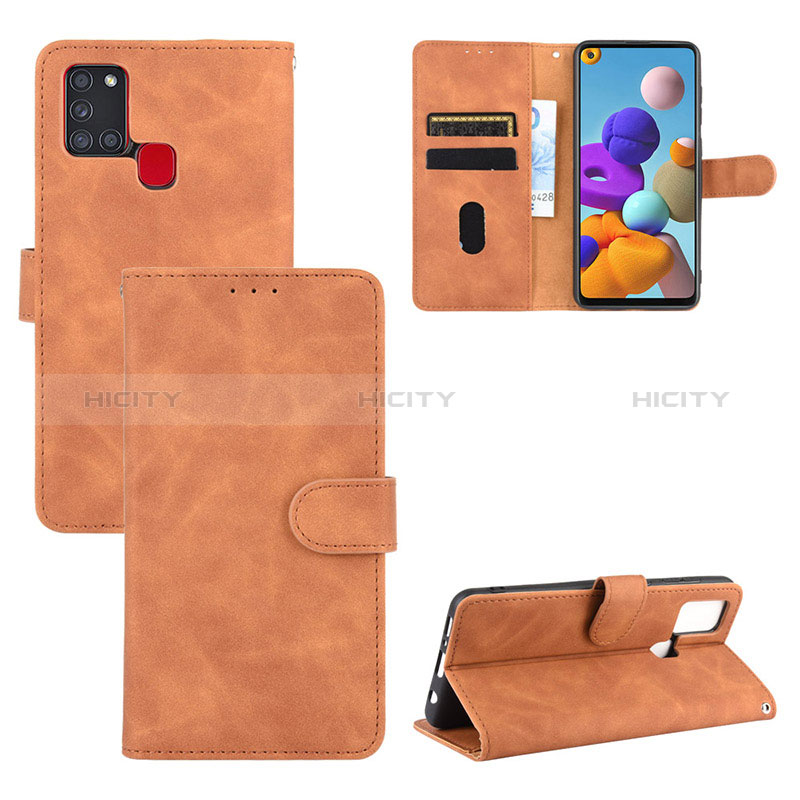 Handytasche Stand Schutzhülle Flip Leder Hülle L03Z für Samsung Galaxy A21s