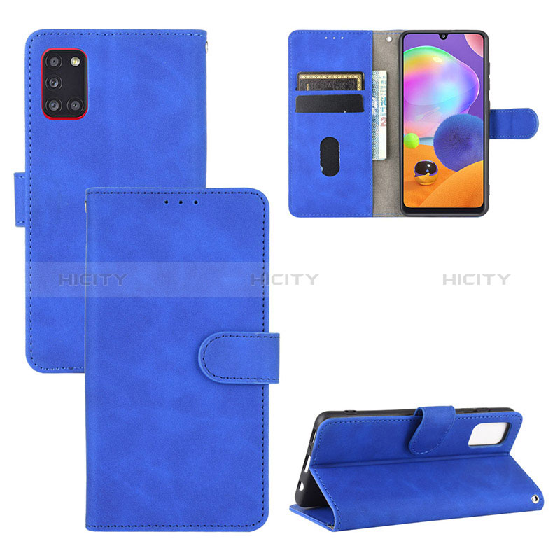 Handytasche Stand Schutzhülle Flip Leder Hülle L03Z für Samsung Galaxy A31 groß