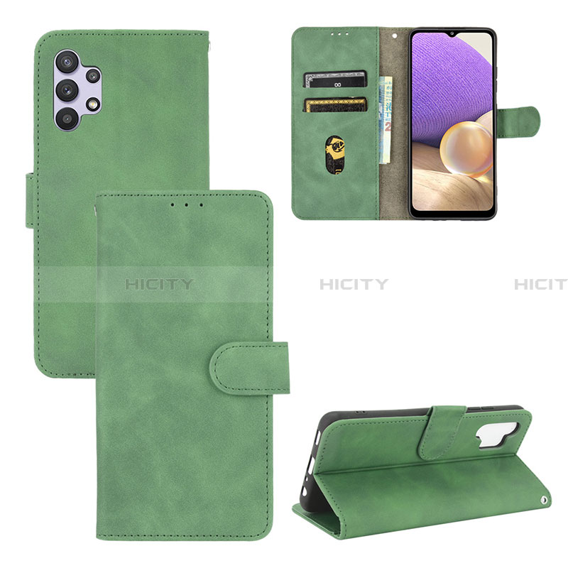 Handytasche Stand Schutzhülle Flip Leder Hülle L03Z für Samsung Galaxy A32 4G groß