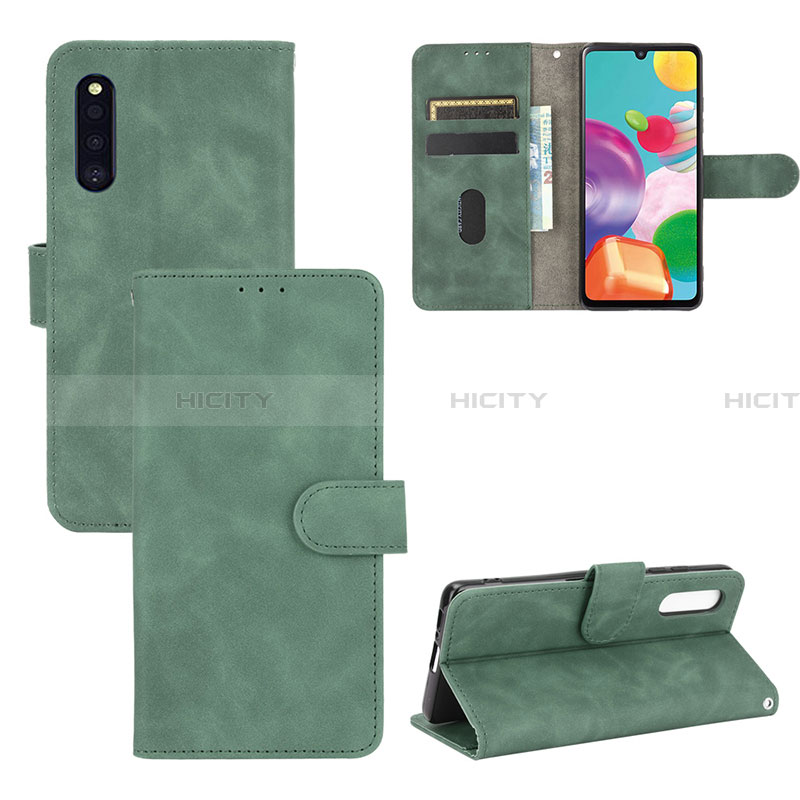 Handytasche Stand Schutzhülle Flip Leder Hülle L03Z für Samsung Galaxy A41 SC-41A groß