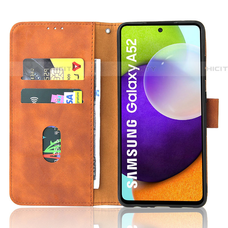 Handytasche Stand Schutzhülle Flip Leder Hülle L03Z für Samsung Galaxy A52 5G groß