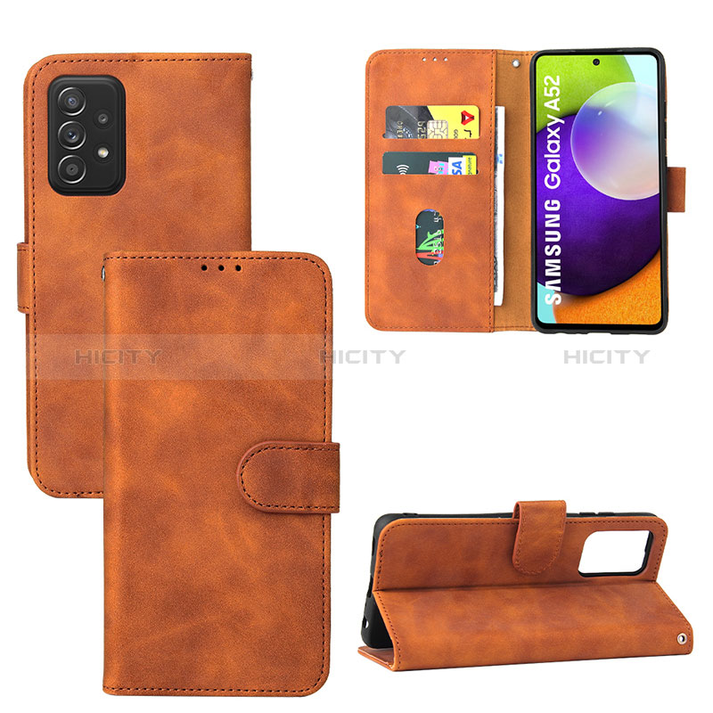 Handytasche Stand Schutzhülle Flip Leder Hülle L03Z für Samsung Galaxy A52s 5G groß