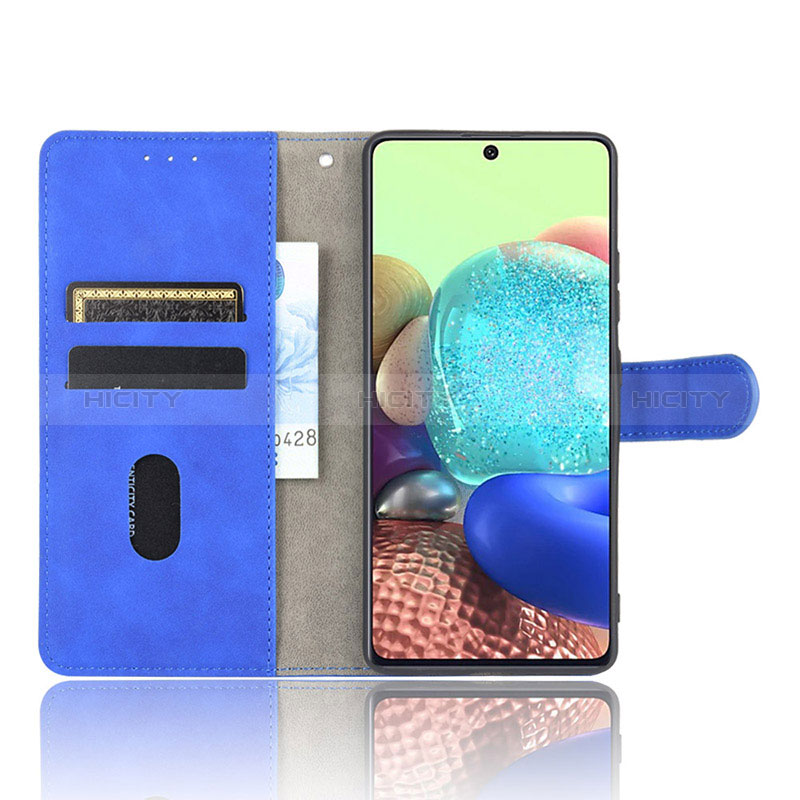 Handytasche Stand Schutzhülle Flip Leder Hülle L03Z für Samsung Galaxy A71 4G A715 groß