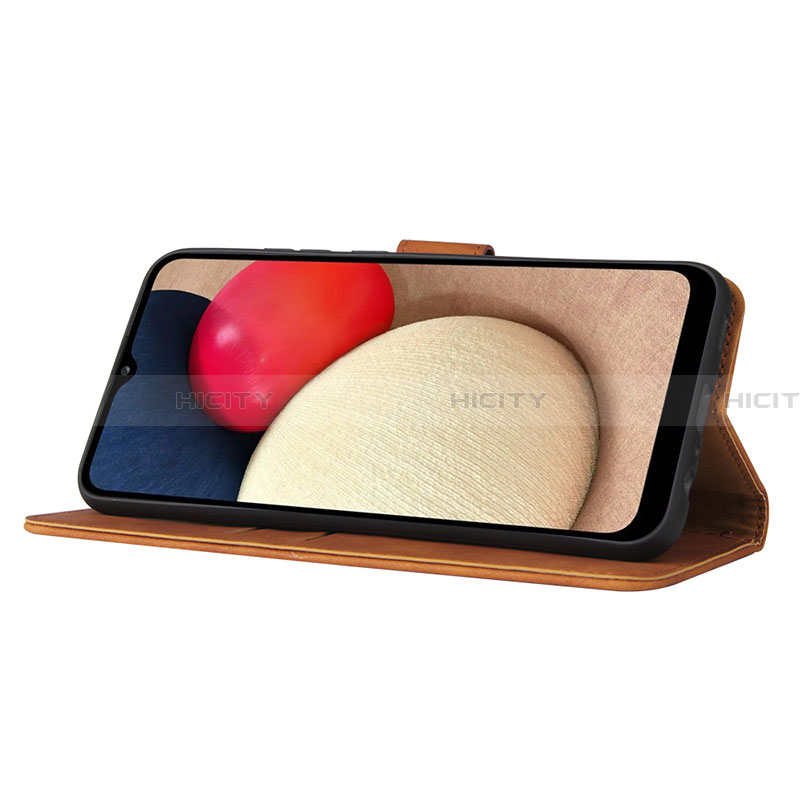 Handytasche Stand Schutzhülle Flip Leder Hülle L03Z für Samsung Galaxy F02S SM-E025F groß