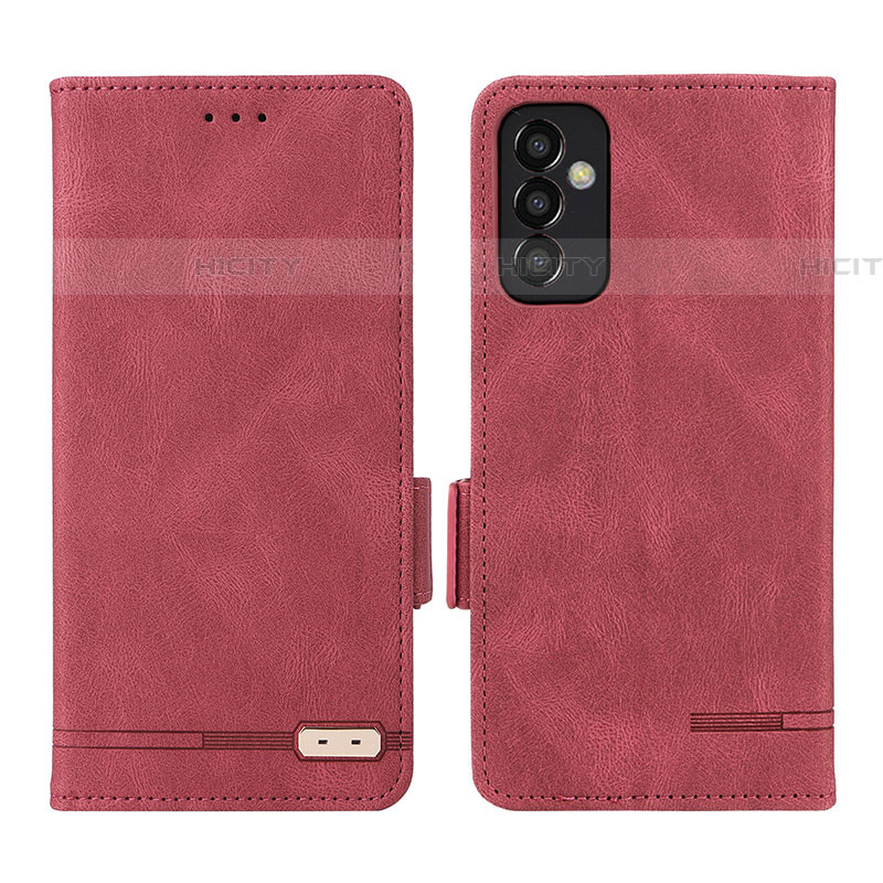 Handytasche Stand Schutzhülle Flip Leder Hülle L03Z für Samsung Galaxy F13 4G Rot Plus