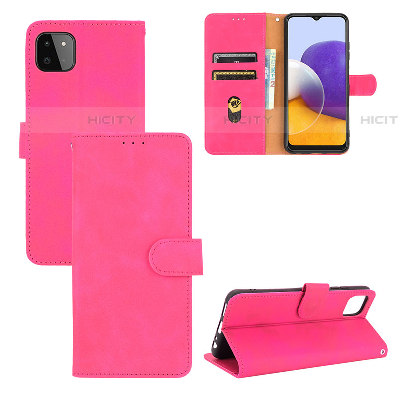 Handytasche Stand Schutzhülle Flip Leder Hülle L03Z für Samsung Galaxy F42 5G Pink Plus