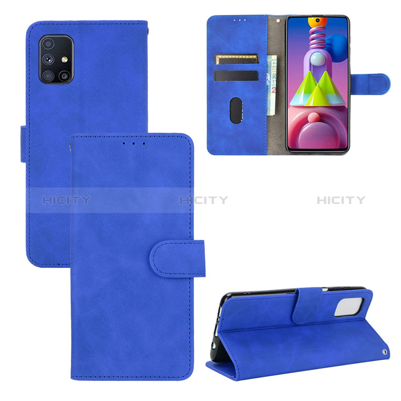 Handytasche Stand Schutzhülle Flip Leder Hülle L03Z für Samsung Galaxy M51 groß