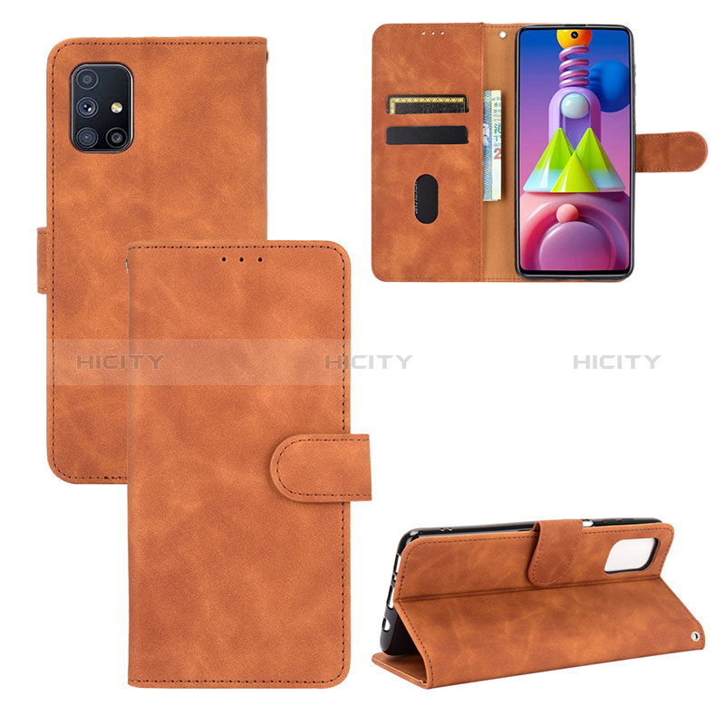 Handytasche Stand Schutzhülle Flip Leder Hülle L03Z für Samsung Galaxy M51 groß