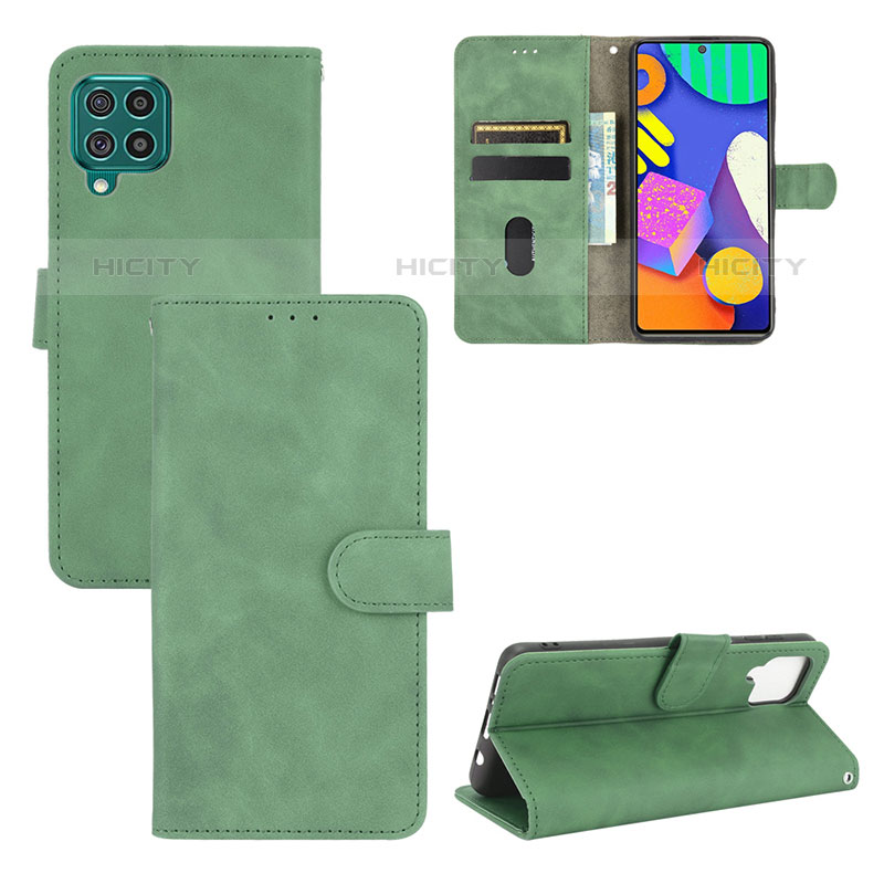 Handytasche Stand Schutzhülle Flip Leder Hülle L03Z für Samsung Galaxy M62 4G Grün