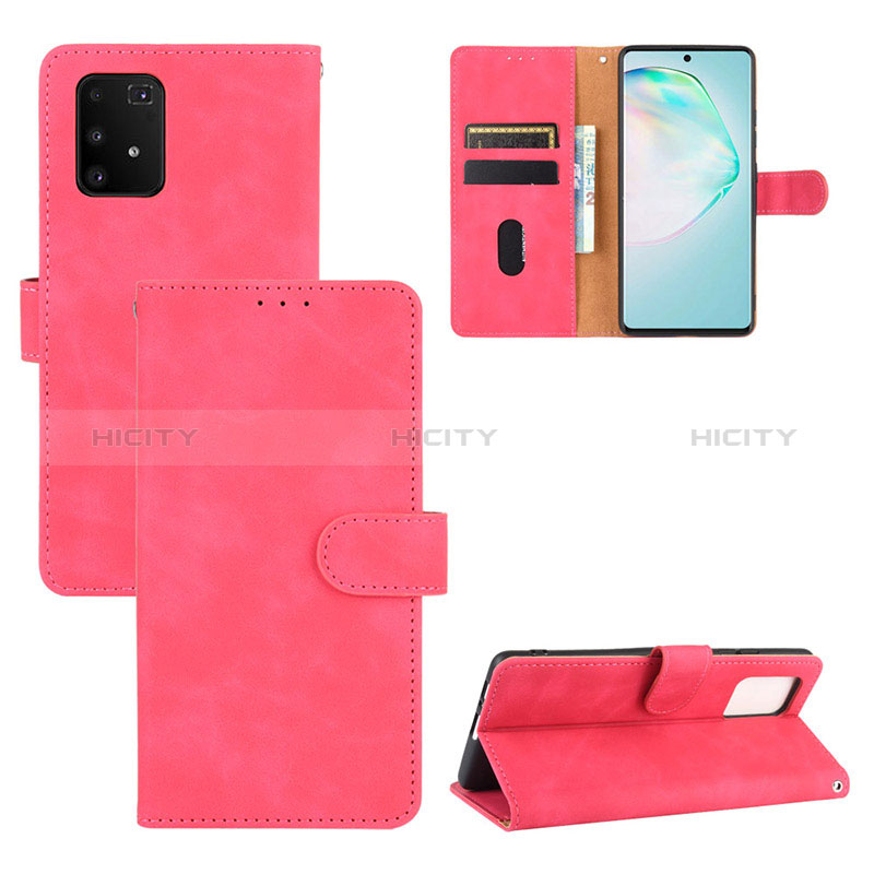 Handytasche Stand Schutzhülle Flip Leder Hülle L03Z für Samsung Galaxy M80S Pink Plus