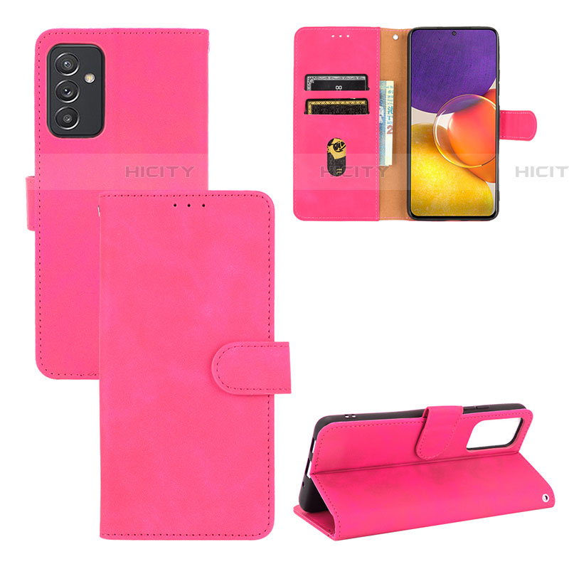 Handytasche Stand Schutzhülle Flip Leder Hülle L03Z für Samsung Galaxy Quantum4 5G Pink Plus