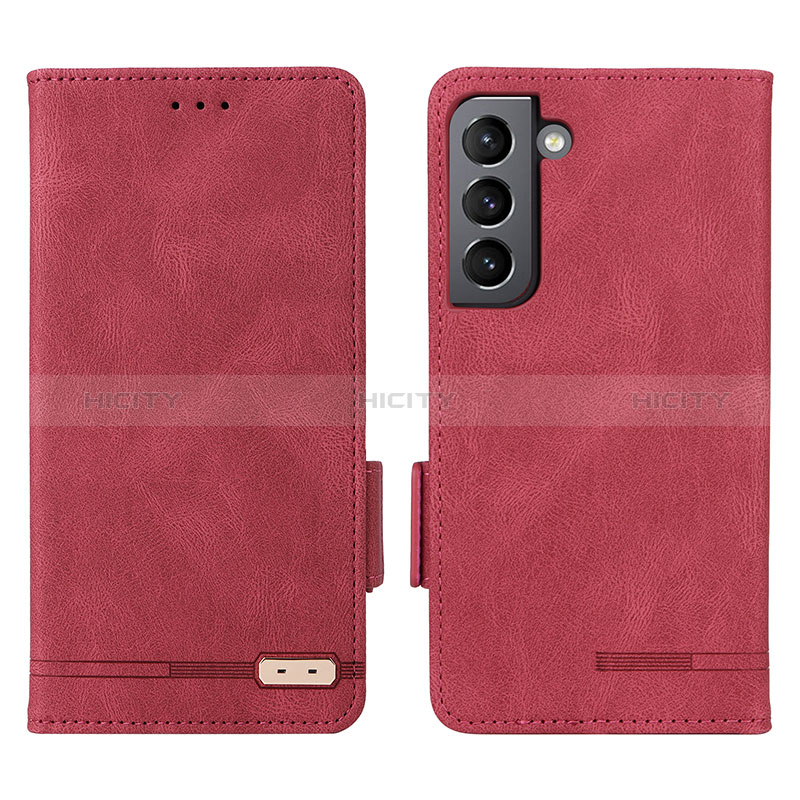 Handytasche Stand Schutzhülle Flip Leder Hülle L03Z für Samsung Galaxy S25 5G Rot