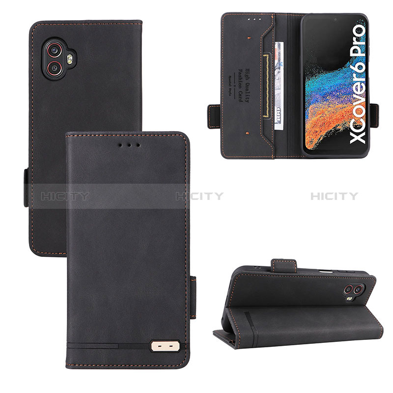 Handytasche Stand Schutzhülle Flip Leder Hülle L03Z für Samsung Galaxy XCover 6 Pro 5G