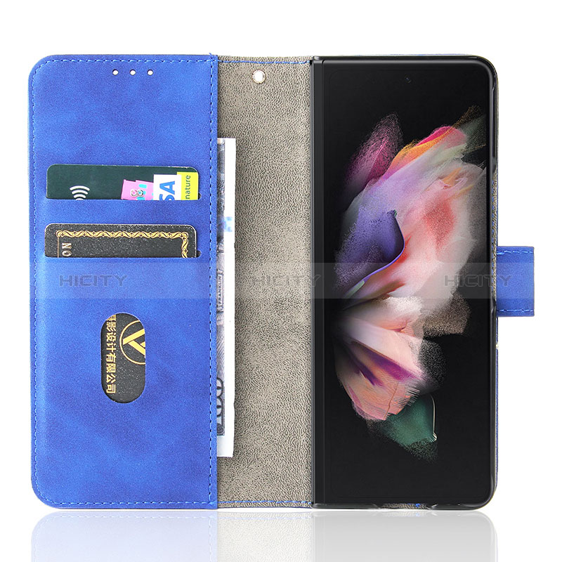 Handytasche Stand Schutzhülle Flip Leder Hülle L03Z für Samsung Galaxy Z Fold3 5G