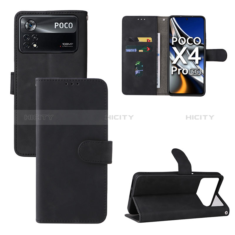 Handytasche Stand Schutzhülle Flip Leder Hülle L03Z für Xiaomi Poco X4 Pro 5G groß