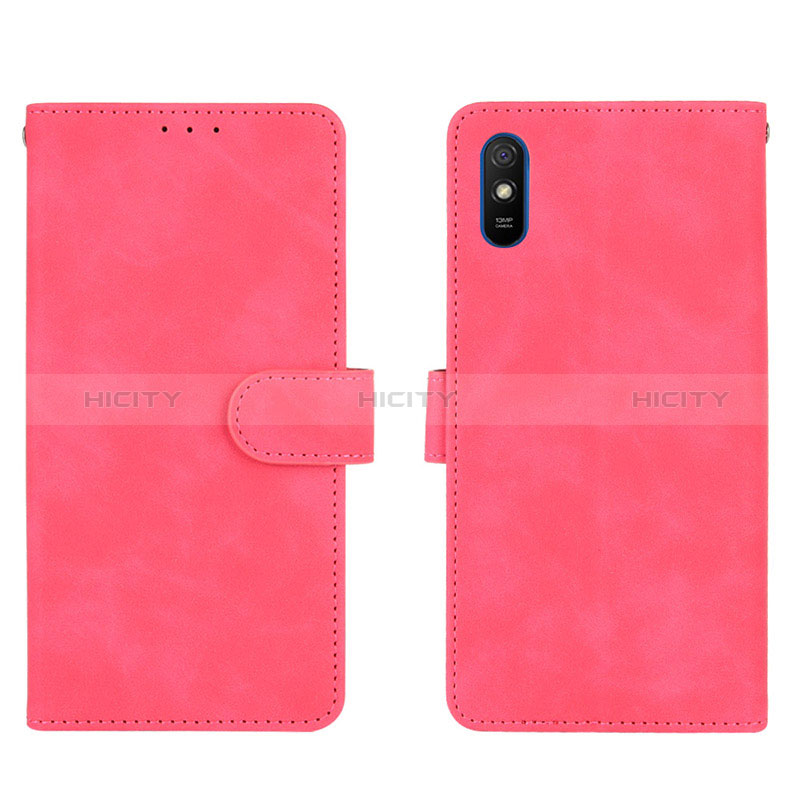 Handytasche Stand Schutzhülle Flip Leder Hülle L03Z für Xiaomi Redmi 9i Pink Plus