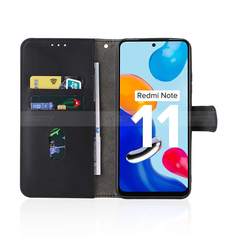 Handytasche Stand Schutzhülle Flip Leder Hülle L03Z für Xiaomi Redmi Note 11 4G (2022) groß