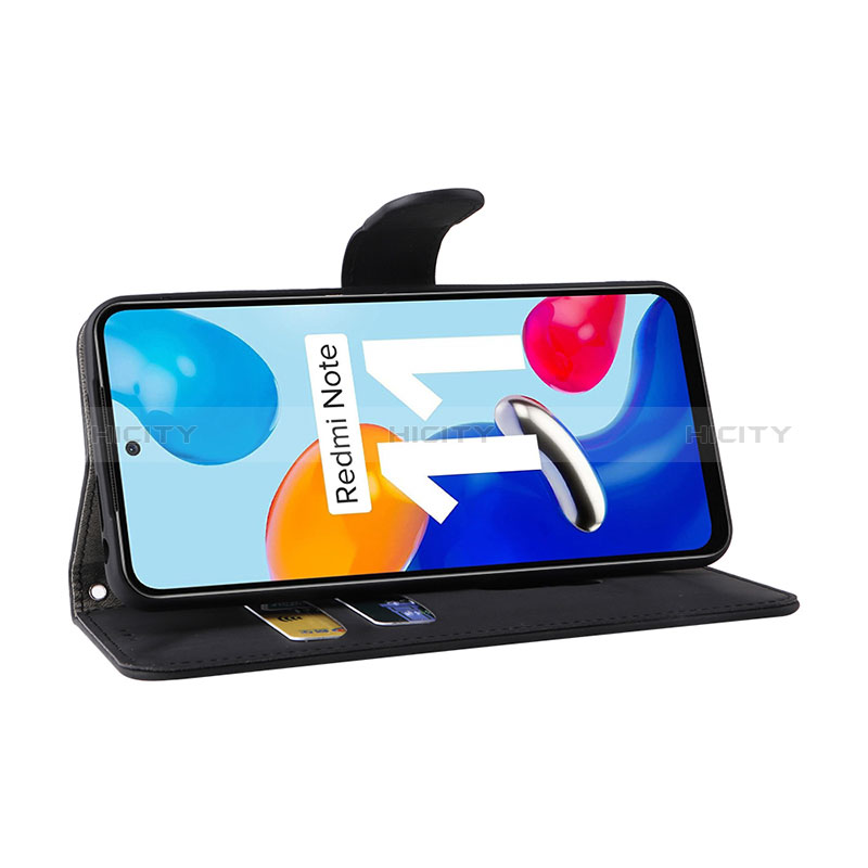 Handytasche Stand Schutzhülle Flip Leder Hülle L03Z für Xiaomi Redmi Note 11 4G (2022) groß