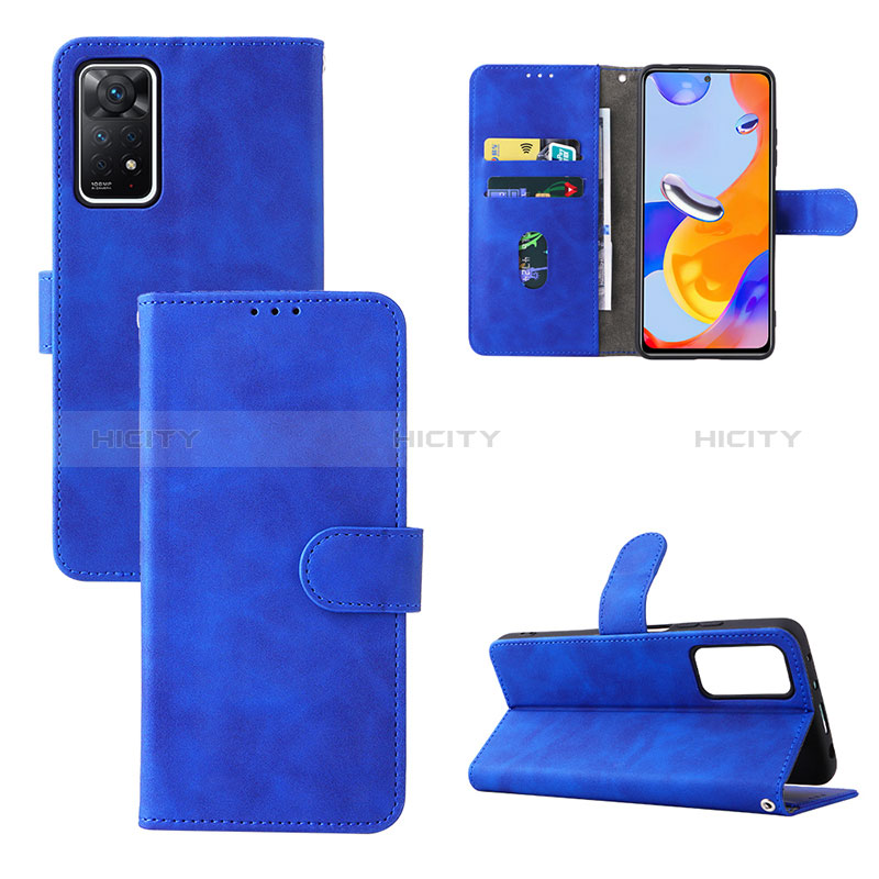 Handytasche Stand Schutzhülle Flip Leder Hülle L03Z für Xiaomi Redmi Note 11 Pro 5G groß