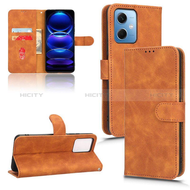 Handytasche Stand Schutzhülle Flip Leder Hülle L03Z für Xiaomi Redmi Note 12 5G groß