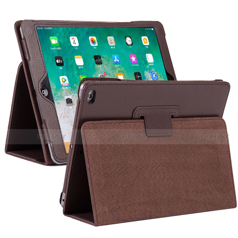 Handytasche Stand Schutzhülle Flip Leder Hülle L04 für Apple iPad 10.2 (2020) Braun