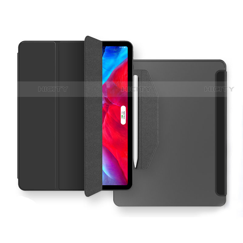 Handytasche Stand Schutzhülle Flip Leder Hülle L04 für Apple iPad Air 10.9 (2020) Schwarz