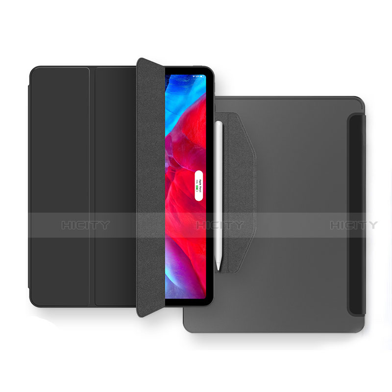 Handytasche Stand Schutzhülle Flip Leder Hülle L04 für Apple iPad Air 4 10.9 (2020) Schwarz