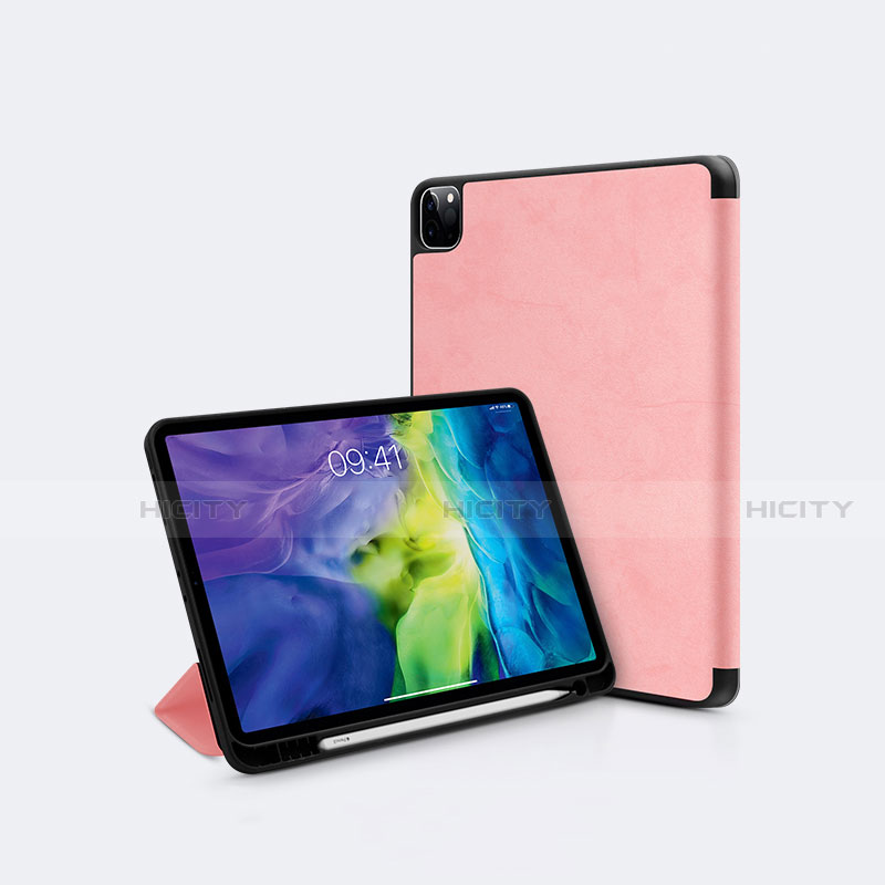 Handytasche Stand Schutzhülle Flip Leder Hülle L04 für Apple iPad Pro 11 (2022) Rosegold