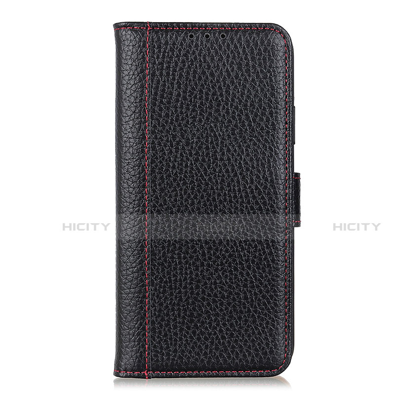 Handytasche Stand Schutzhülle Flip Leder Hülle L04 für Apple iPhone 12 Pro Max Schwarz