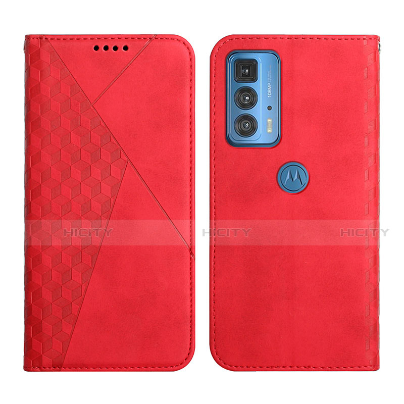 Handytasche Stand Schutzhülle Flip Leder Hülle L04 für Motorola Moto Edge 20 Pro 5G Rot