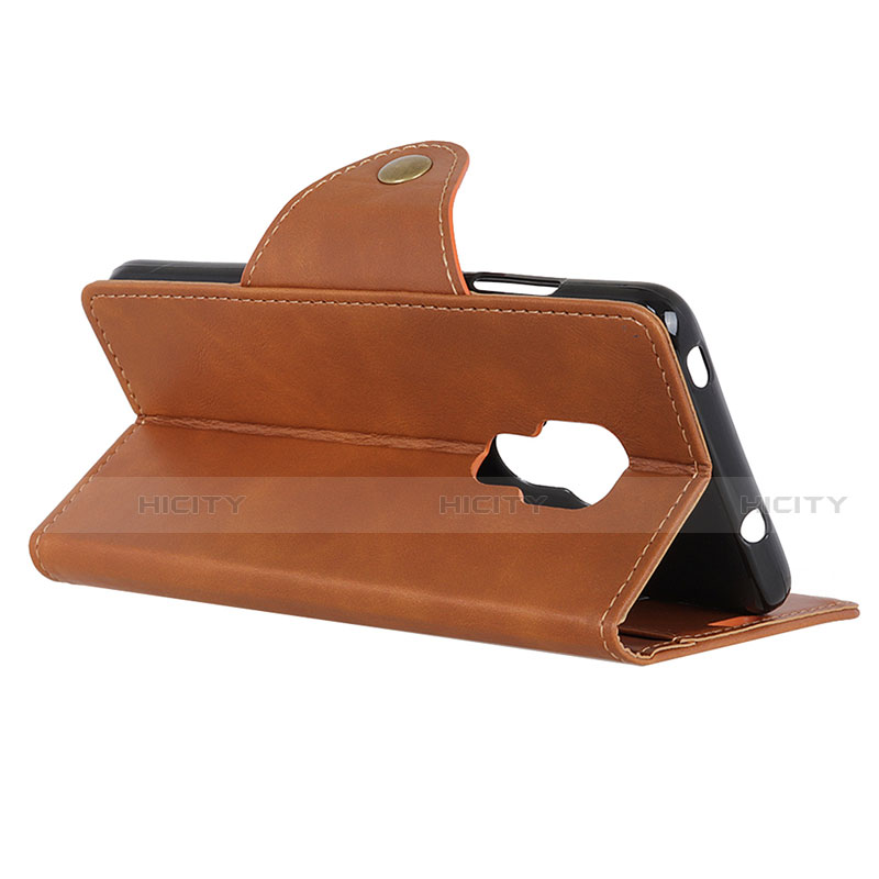 Handytasche Stand Schutzhülle Flip Leder Hülle L04 für Motorola Moto G9