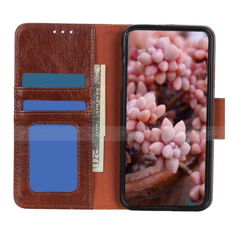 Handytasche Stand Schutzhülle Flip Leder Hülle L04 für Motorola Moto One Fusion Plus