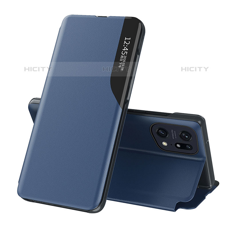 Handytasche Stand Schutzhülle Flip Leder Hülle L04 für Oppo Find X5 Pro 5G groß