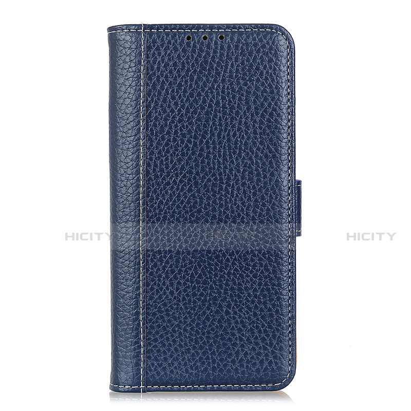 Handytasche Stand Schutzhülle Flip Leder Hülle L04 für Samsung Galaxy A41 Blau