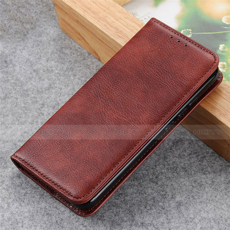 Handytasche Stand Schutzhülle Flip Leder Hülle L04 für Samsung Galaxy S21 Plus 5G Braun