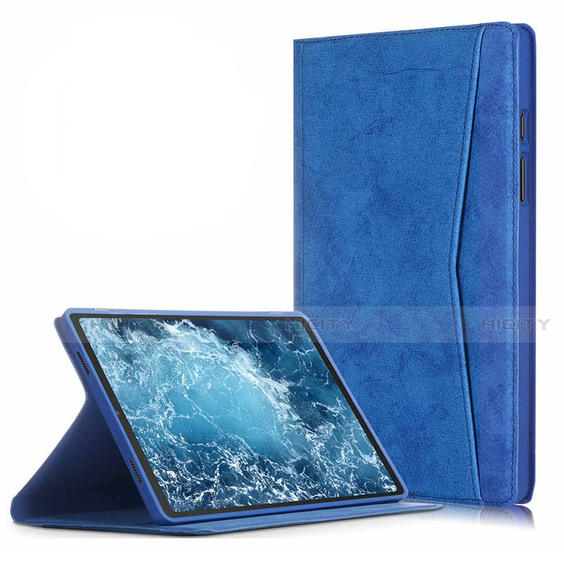 Handytasche Stand Schutzhülle Flip Leder Hülle L04 für Samsung Galaxy Tab A7 4G 10.4 SM-T505 Blau