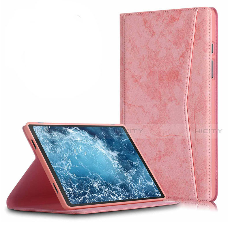 Handytasche Stand Schutzhülle Flip Leder Hülle L04 für Samsung Galaxy Tab A7 Wi-Fi 10.4 SM-T500 Rosa