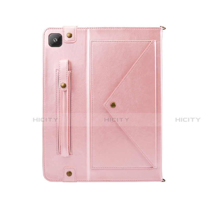 Handytasche Stand Schutzhülle Flip Leder Hülle L04 für Samsung Galaxy Tab S6 Lite 10.4 SM-P610 Rosegold